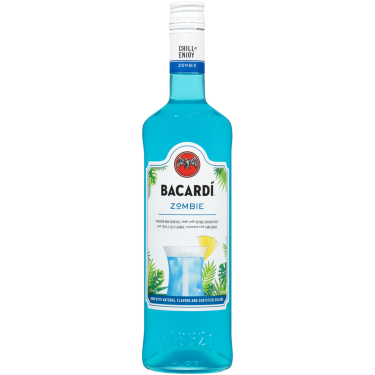 Bacardi Zombie Classic Cocktails 25 750Ml