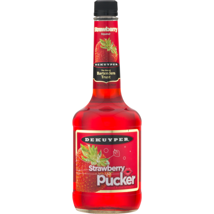 Dekuyper Sour Strawberry Schnapps Pucker 30 1L