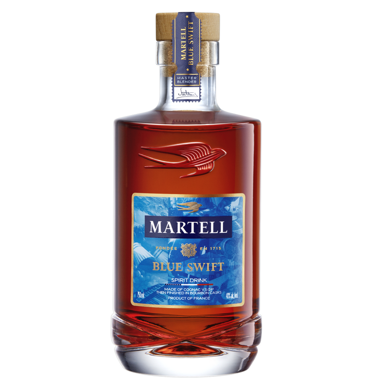 Martell Cognac Vsop Finished In Bourbon Casks Blue Swift 80 1L