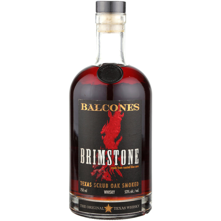 Balcones Corn Whisky Brimstone Texas Scrub Oak Smoked 106 750Ml