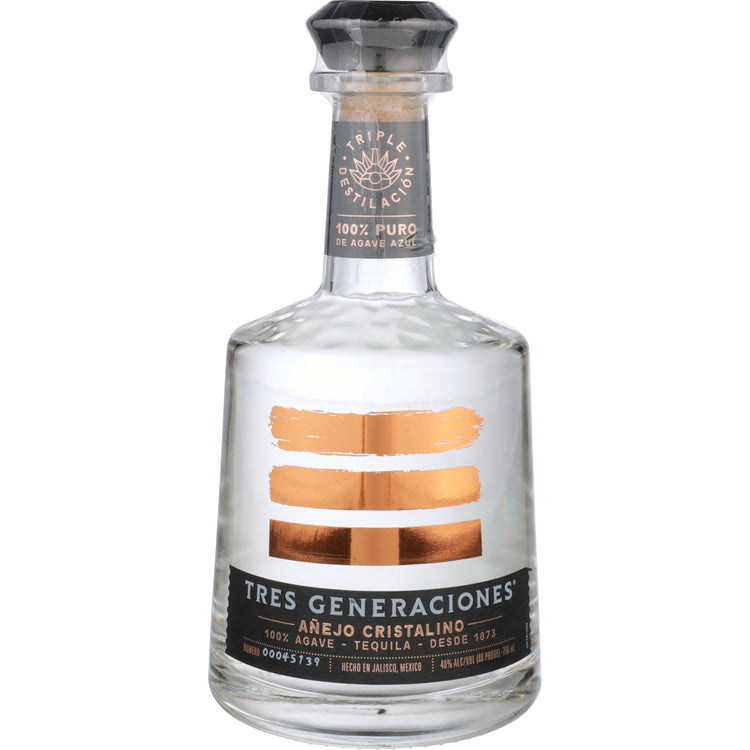 Tres Generaciones Tequila Anejo Cristalino 80 750Ml