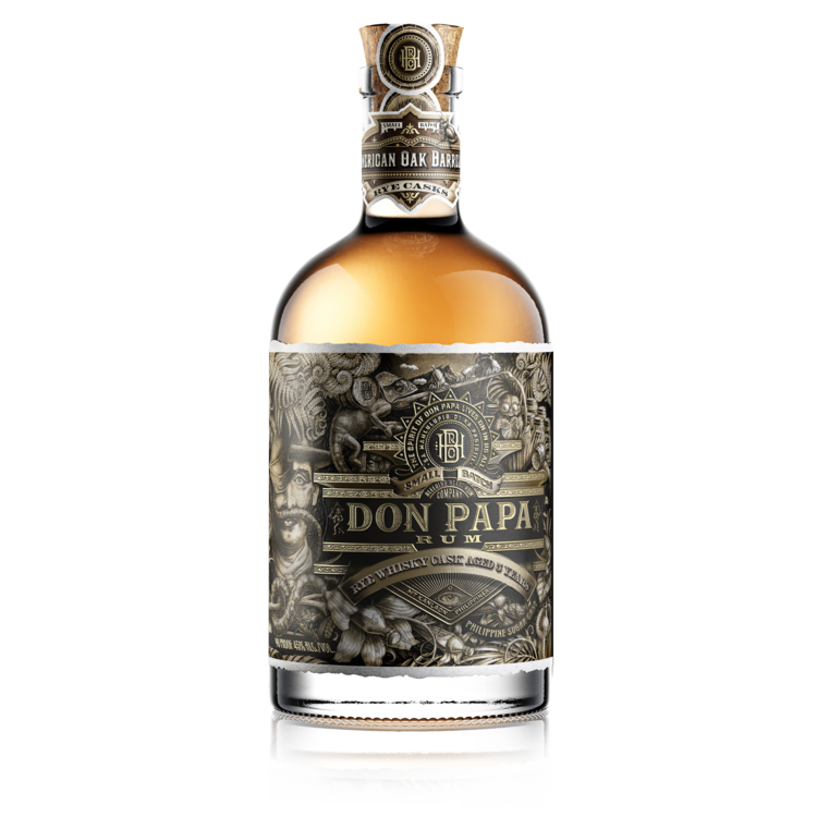 Don Papa Aged Rum Small Batch Cask Aged 5 Yr 90 750Ml