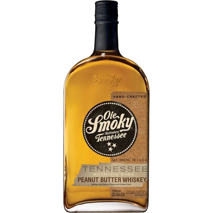 Ole Smoky Peanut Butter Flavored Whiskey Mountain Made 60 750Ml