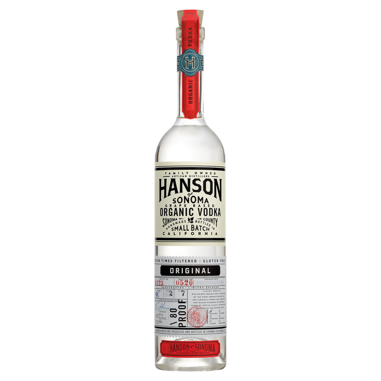 Hanson Of Sonoma Vodka Original Small Batch 80 1L