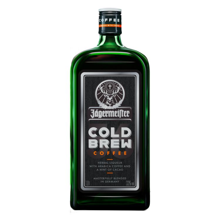 Jagermeister Cold Brew Coffee Herbal Liqueur 66 W/ Mug 750Ml