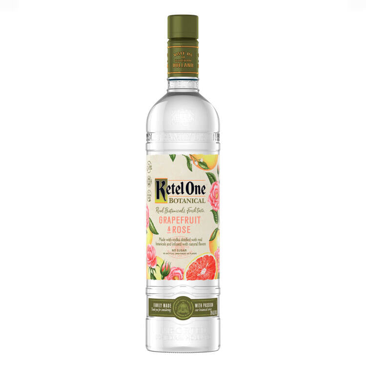 Ketel One Grapefruit & Rose Flavored Vodka Botanical 60 1L