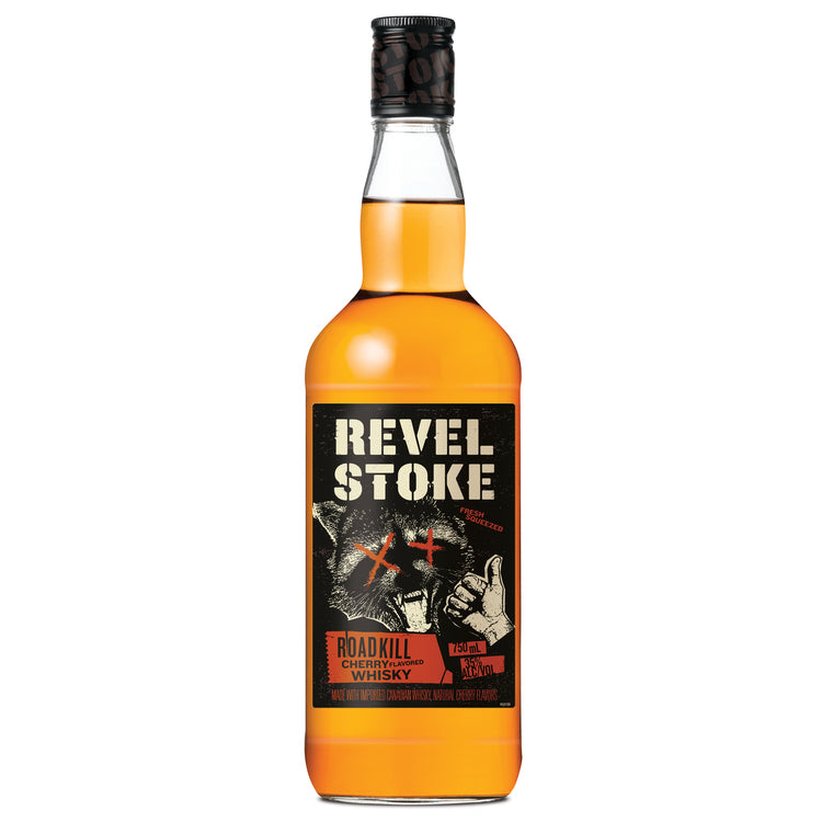 Revel Stoke Cherry Flavored Whiskey Roadkill 70 1L