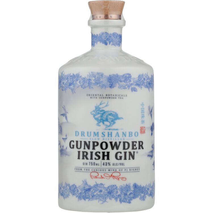 Drumshanbo Gunpowder Irish Gin 86 W/ Rocks Glass 750Ml