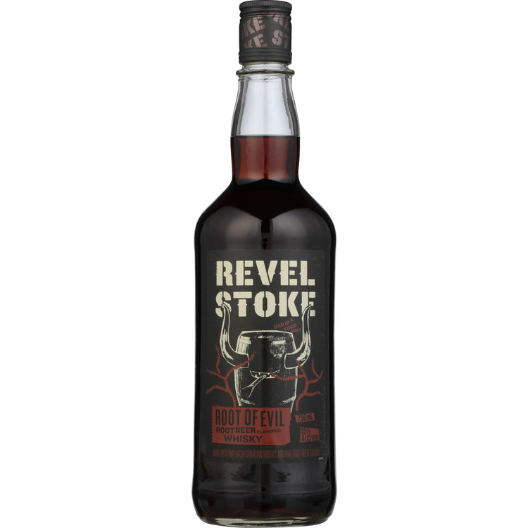 Revel Stoke Root Beer Flavored Whisky Root Of Evil 70 1L