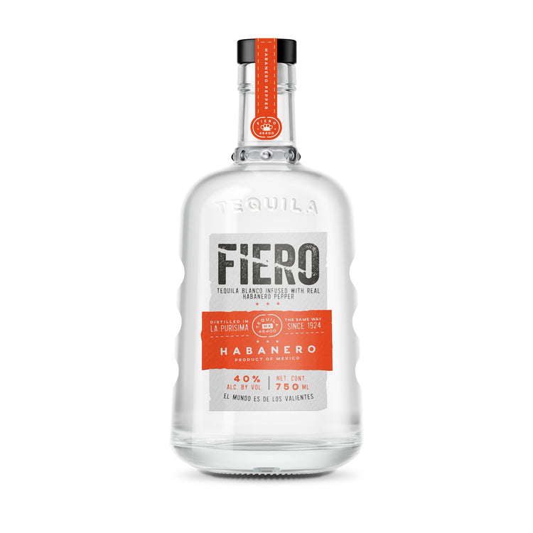 Fiero Tequila Blanco Infused With Habanero Pepper 80 750Ml