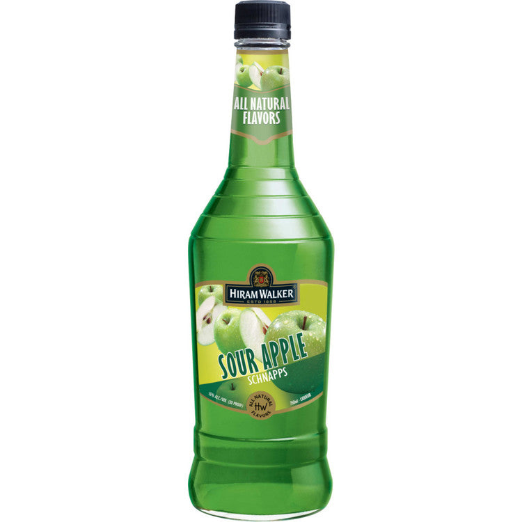 Hiram Walker Sour Apple Schnapps 30 1L