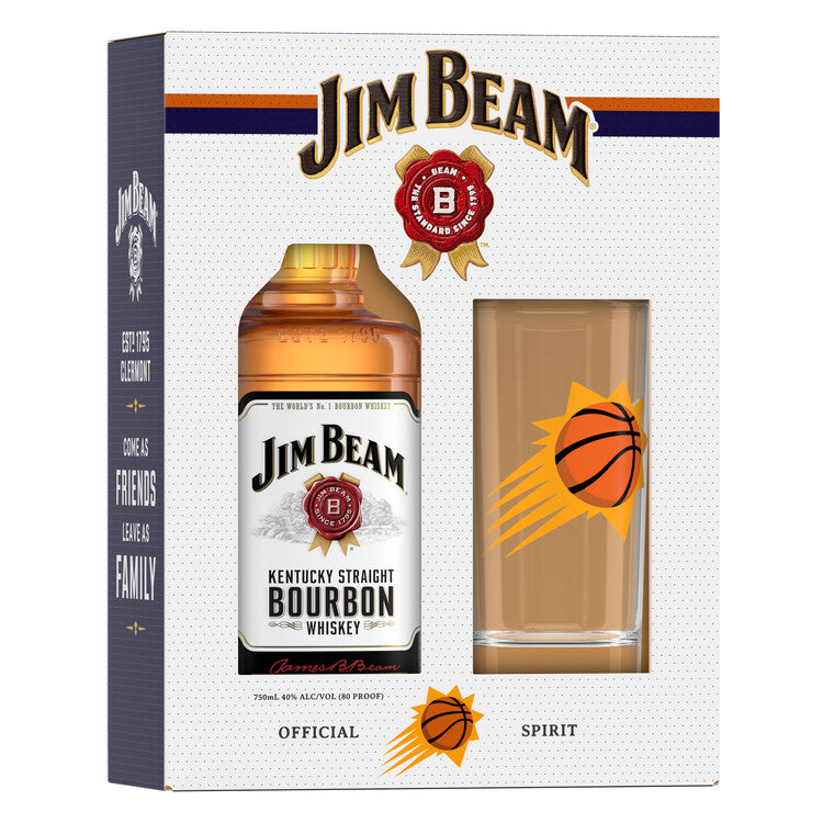 Jim Beam Straight Bourbon White Label 80 1L