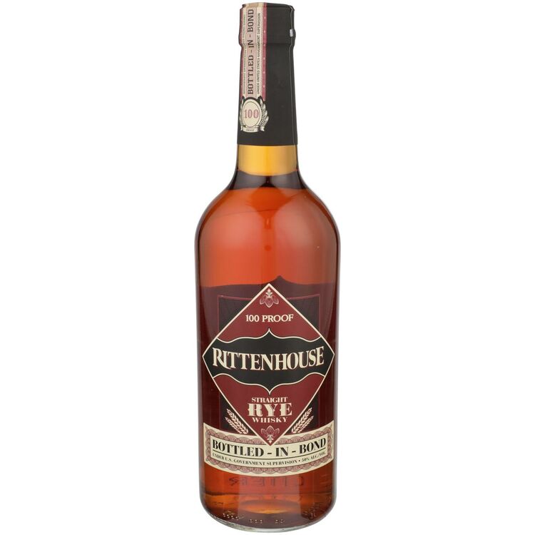 Rittenhouse Straight Rye Whiskey Bottled In Bond 100 1L