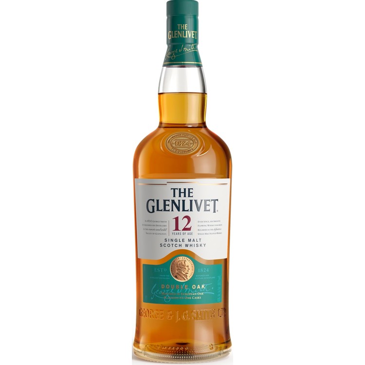 The Glenlivet Single Malt Scotch 12 Year 80 With Carton 750Ml