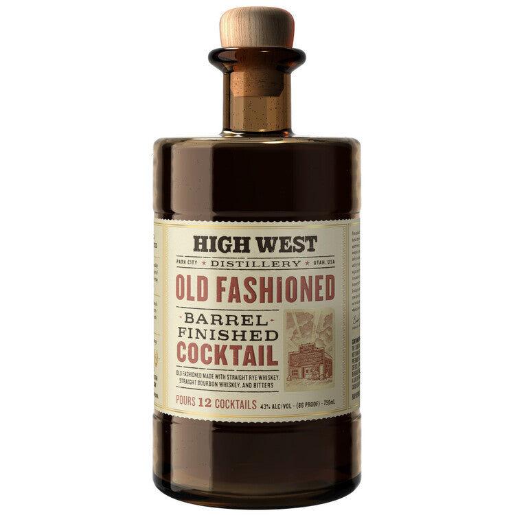 High West Old Fashioned Barrel Finished Cocktail 86 750Ml