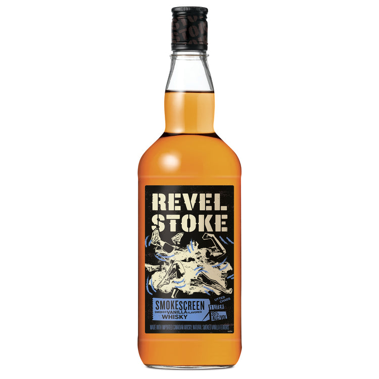 Revel Stoke Vanilla Flavored Whiskey Smoke Screen Smoked Vanilla Flavored Whisky 70 1L