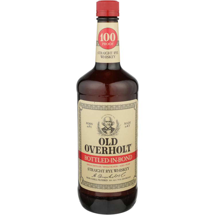 Old Overholt Straight Rye Whiskey Bonded 4 Yr 100 750Ml