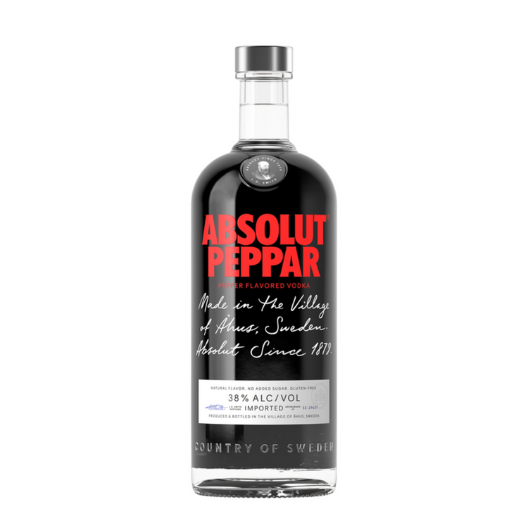 Absolut Chili Pepper Flavored Vodka Peppar 76 750Ml
