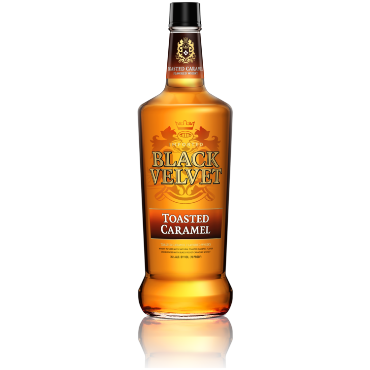 Black Velvet Toasted Caramel Flavored Whisky 70 750Ml