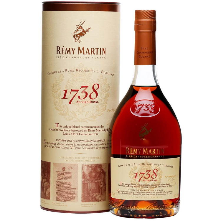 Remy Martin Fine Champagne Cognac 1738 Accord Royal 80 750Ml