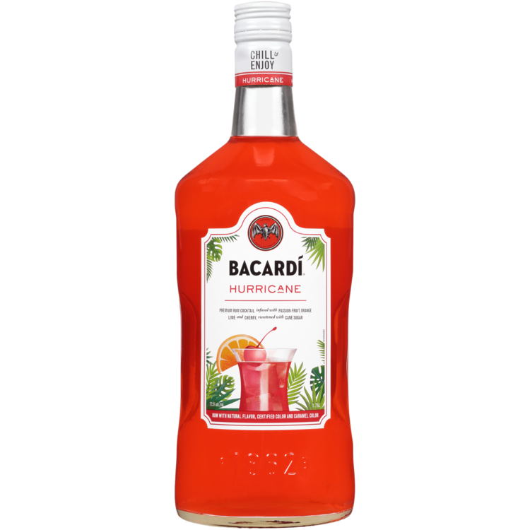 Bacardi Hurricane Classic Cocktails 25 1.75L