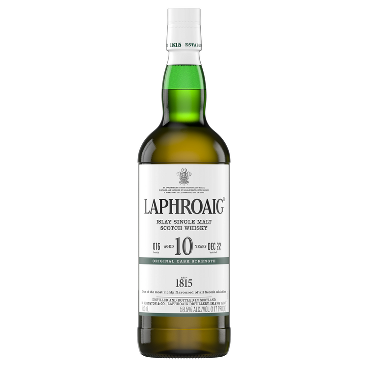 Laphroaig Single Malt Scotch Original Cask Strength Batch 016 10 Yr 113 750Ml