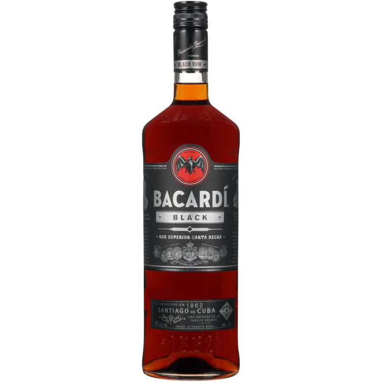 Bacardi Black Rum 80 750Ml