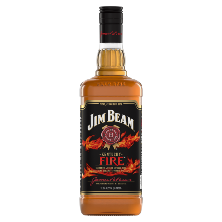 Jim Beam Cinnamon Flavored Whiskey Kentucky Fire 65 750Ml