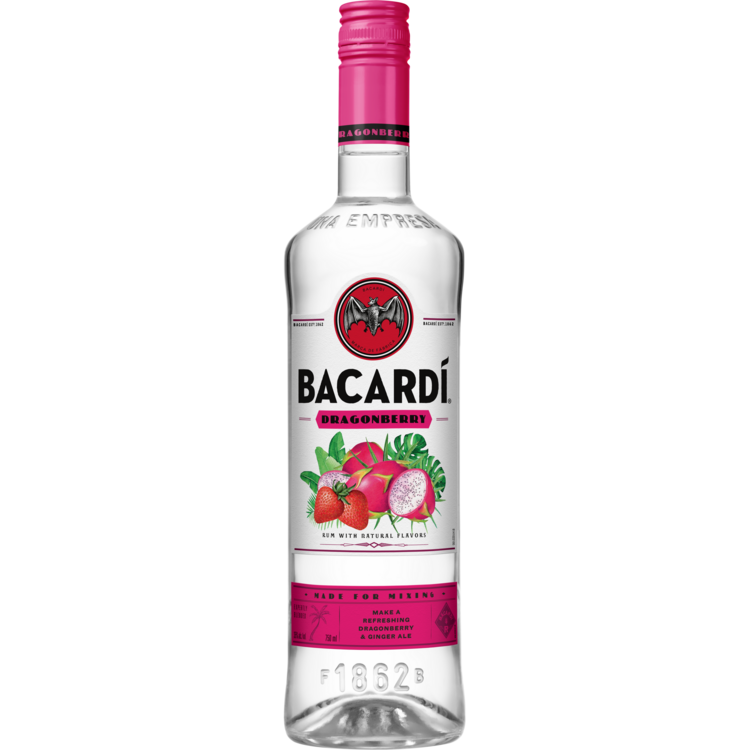 Bacardi Dragon Berry Flavored Rum 70 375Ml