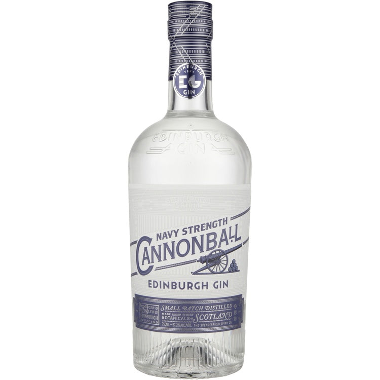 Edinburgh Dry Gin Cannonball Navy Strength 114.4 750Ml