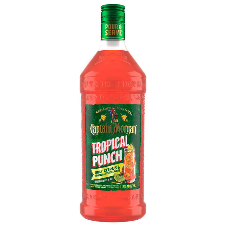 Captain Morgan Tropical Punch Cocktail 26 1.75L