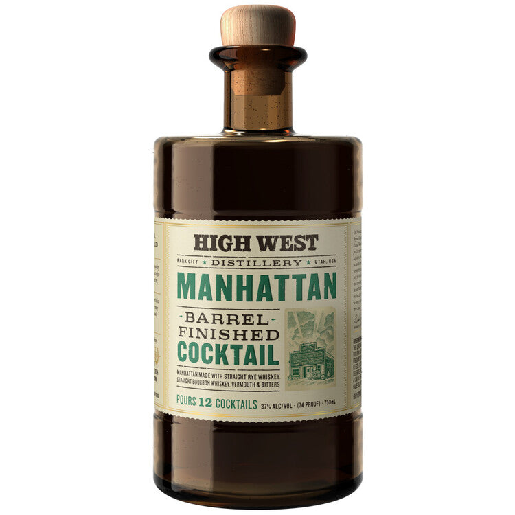 High West Manhattan Barrel Finished Cocktail 74 750Ml