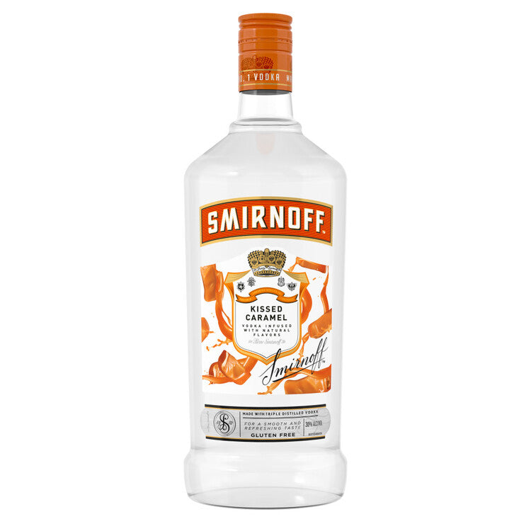 Smirnoff Kissed Caramel Flavored Vodka 60 1.75L