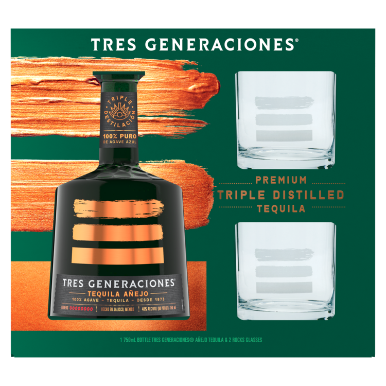 Tres Generaciones Tequila Anejo 80 750Ml