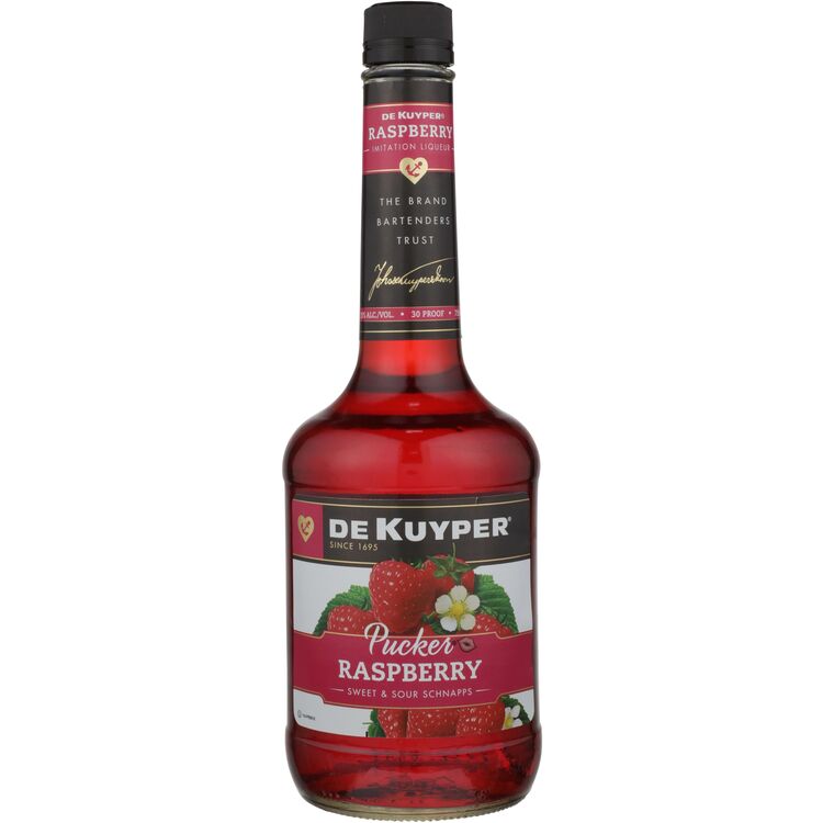 Dekuyper Sour Raspberry Schnapps Pucker 30 1L