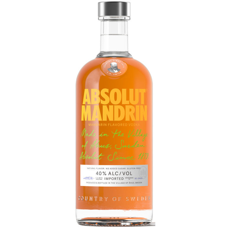 Absolut Orange Flavored Vodka Mandrin 80 1L