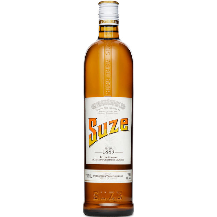 Suze Aperitif Bitter Elabore A Partir De Gentianes Sauvages 40 750Ml