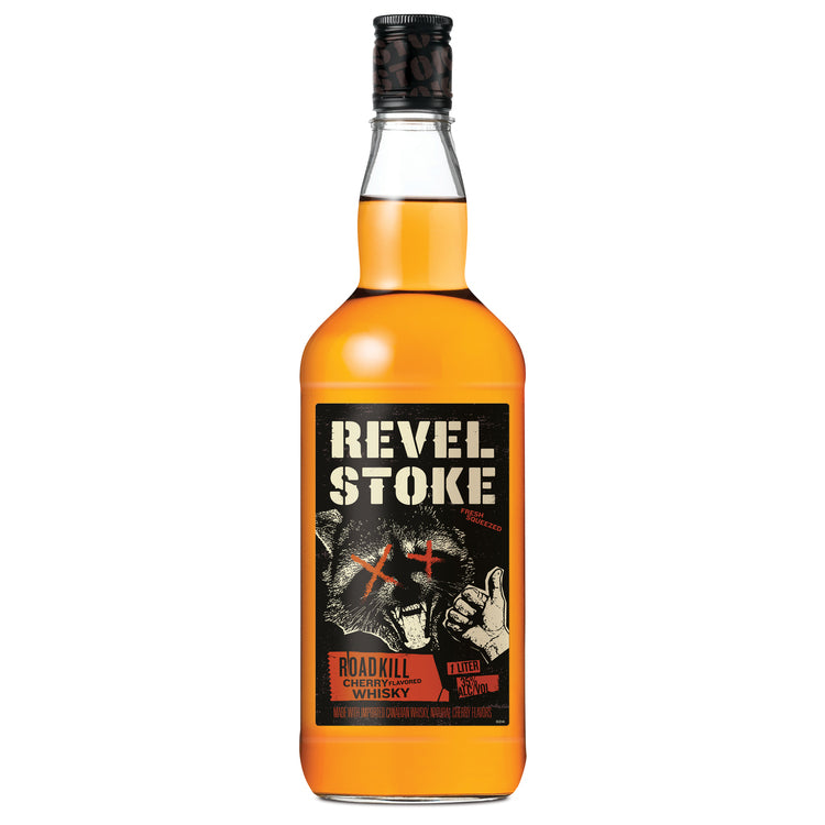 Revel Stoke Cherry Flavored Whiskey Roadkill 70 750Ml