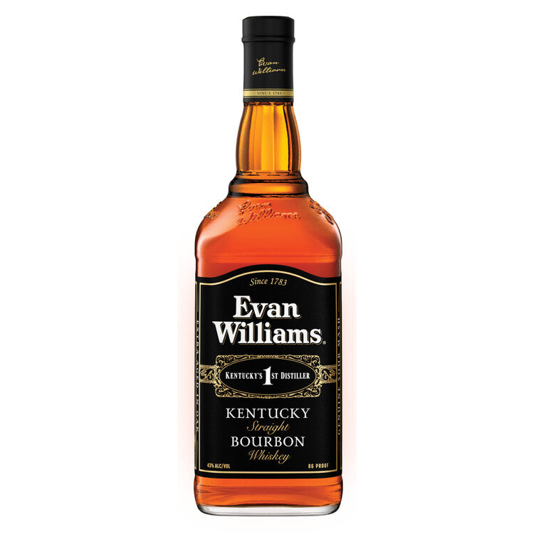 Evan Williams Straight Bourbon Black Label 86 750Ml