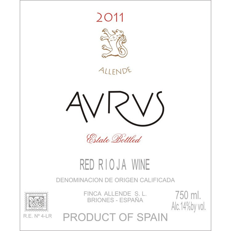 Allende Rioja Aurus 2011 750Ml