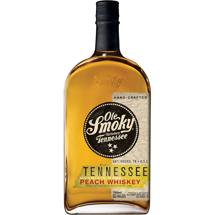 Ole Smoky Peach Flavored Whiskey Mountain Made 60 750Ml