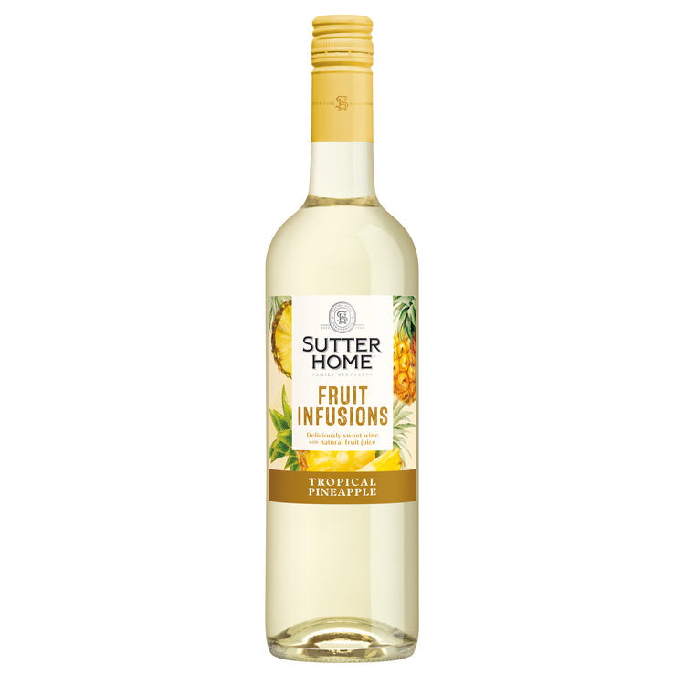 Sutter Home Fruit Infusions Tropical Pineapple Flavored Wine 750Ml