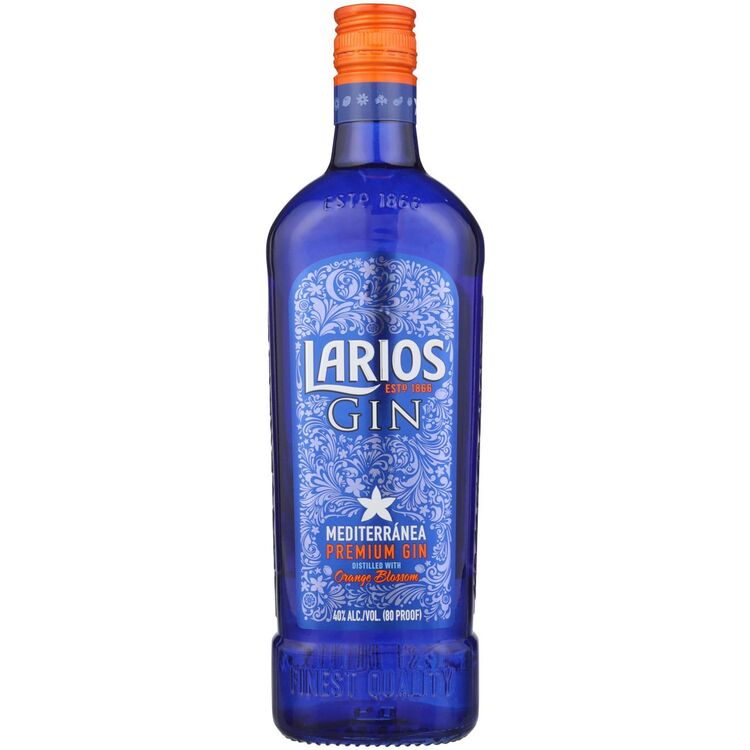 Larios Mediterranea Gin Distilled With Orange Blossom 80 700Ml