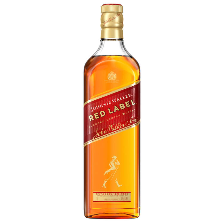 Johnnie Walker Blended Scotch Red Label 80 750Ml