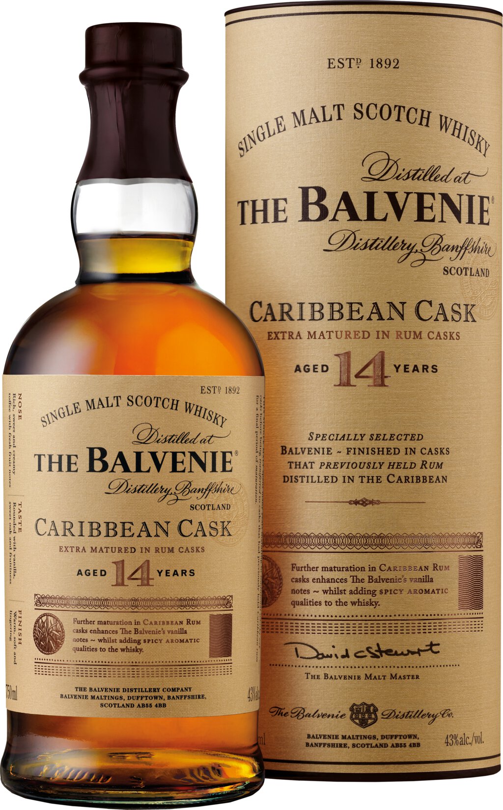 The Balvenie 14 Year Old Caribbean Cask Scotch Whisky