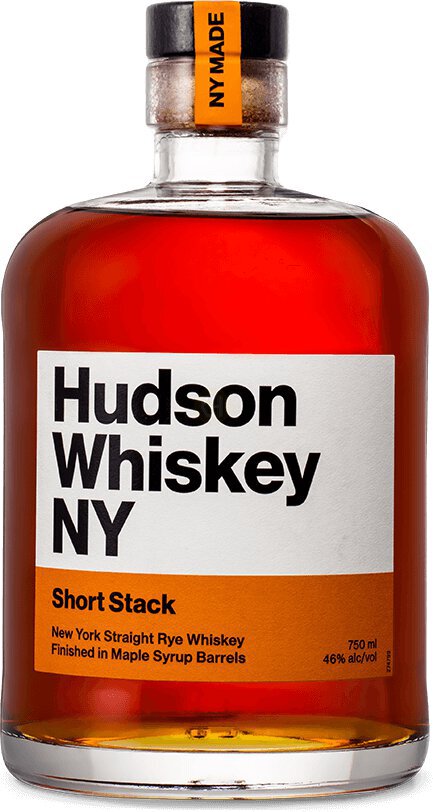 Hudson Whiskey NY Short Stack Rye Finished In Maple Syrup Barrels