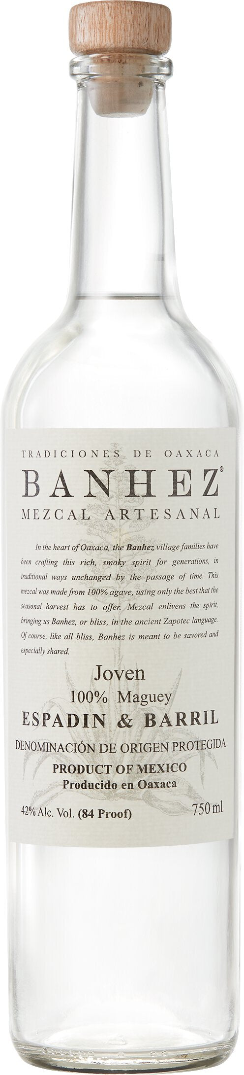 Banhez Espadin & Barril Joven Mezcal Artesanal