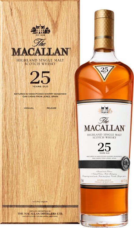 The Macallan Sherry Oak 25 Years Old Single Malt Scotch Whisky