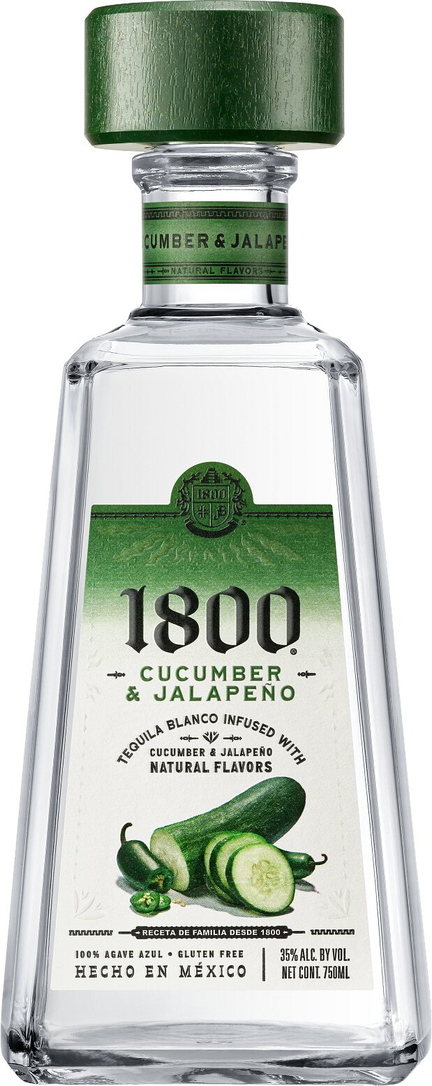 1800 Cucumber Jalapeño Tequila 1L