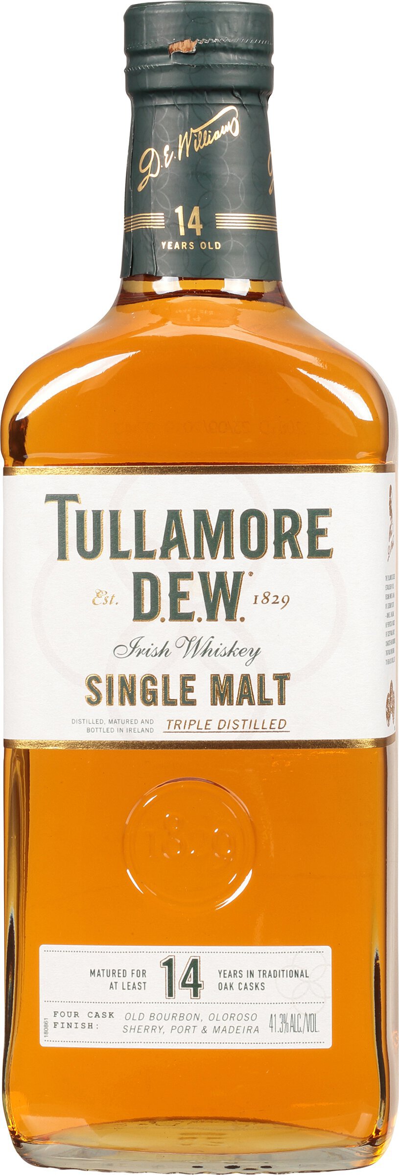 Tullamore D.E.W. 14 Year Old Single Malt Irish Whiskey